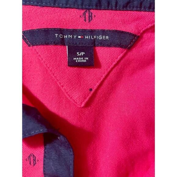 Women's Tommy Hilfiger Pink short sleeve spring summer Polo Shirt Size S - Picture 5 of 6